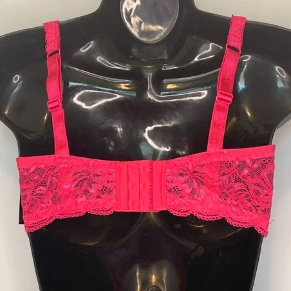Frederick's of Hollywood Pink Lace Bra - Picture 7 of 8